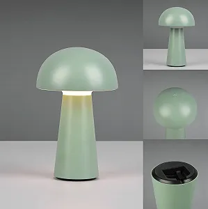 Світлодіодна настільна лампа Reality Leuchten Lennon R52176149 акумуляторна вулична пластикова 2 Вт сенсорний димер фісташково-зелена synthetic.ua - Фото 1