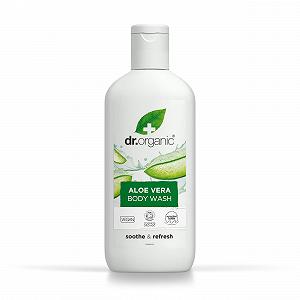 Гель для душу Dr. Organic Aloe Vera натуральний органічний веганський 250 мл - Фото 1