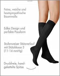 Жіночі гольфи KUNERT Fly&Care Клас підтримки III, 30 Denier synthetic.ua - Фото 1