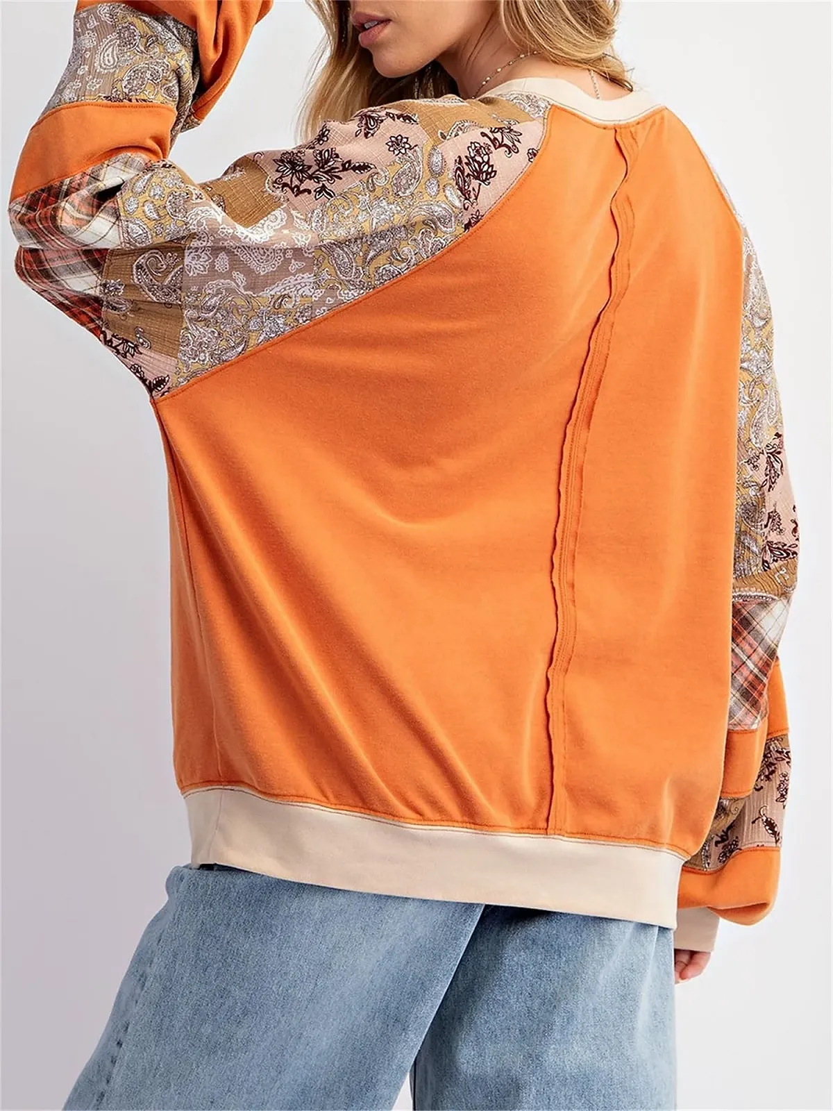 Світшот SANSIWU Y2K Вінтажний, оверсайз, з графічним принтом, фото №5 Світшот SANSIWU Y2K Вінтажний, оверсайз, з графічним принтом, фото №5