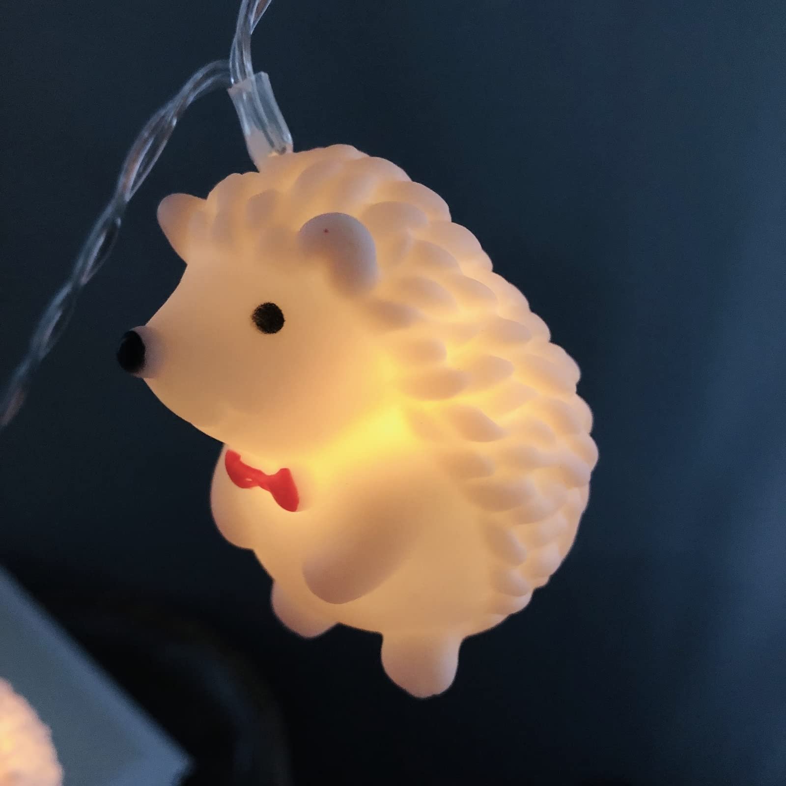 Гірлянда Riaxuebiy Їжачок 3 м, 20 теплих білих LED, живлення від USB, фото №3