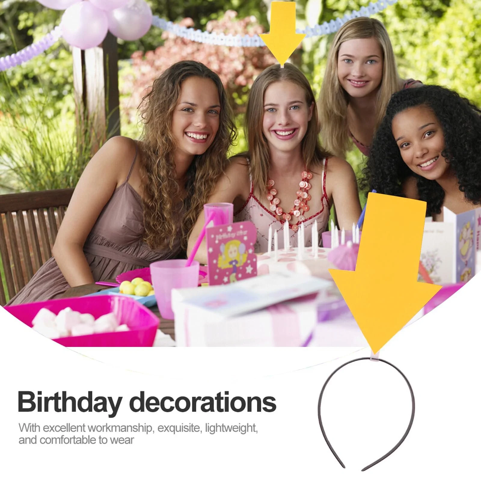 Обруч на голову Стріла (2 шт), фото №6