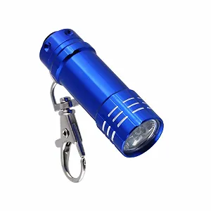 Легкий 3 LED ліхтарик для ключів, алюмінієвий корпус, компактний для пригод на відкритому повітрі та домашнього використання - Фото 1