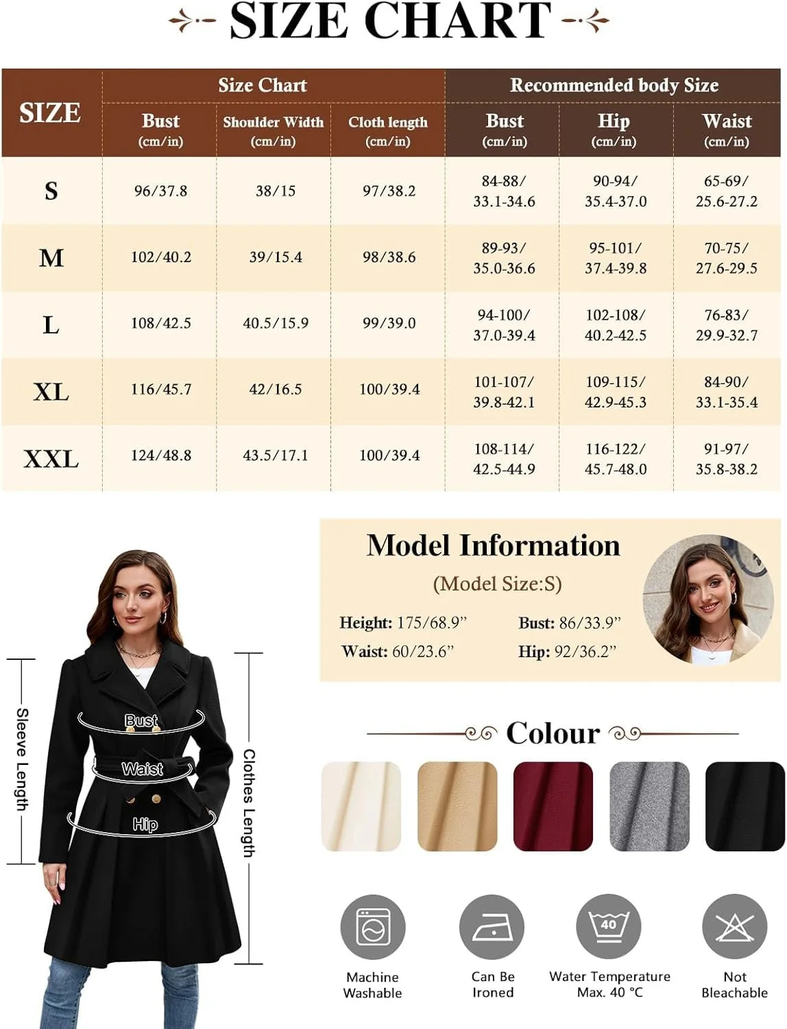 Женское зимнее пальто А-силуэта Длинное, фото №2