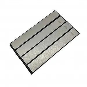 Набір алмазних точильних каменів Correa 4 штуки 240/400/1000/2000 грит Сріблястий - Фото 1