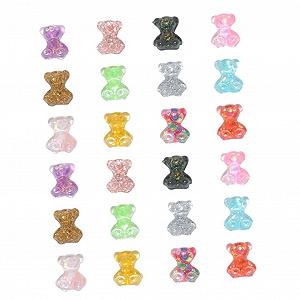 Набор украшений для ногтей Мишки 100 шт. смола BELLIFFY - Фото 1