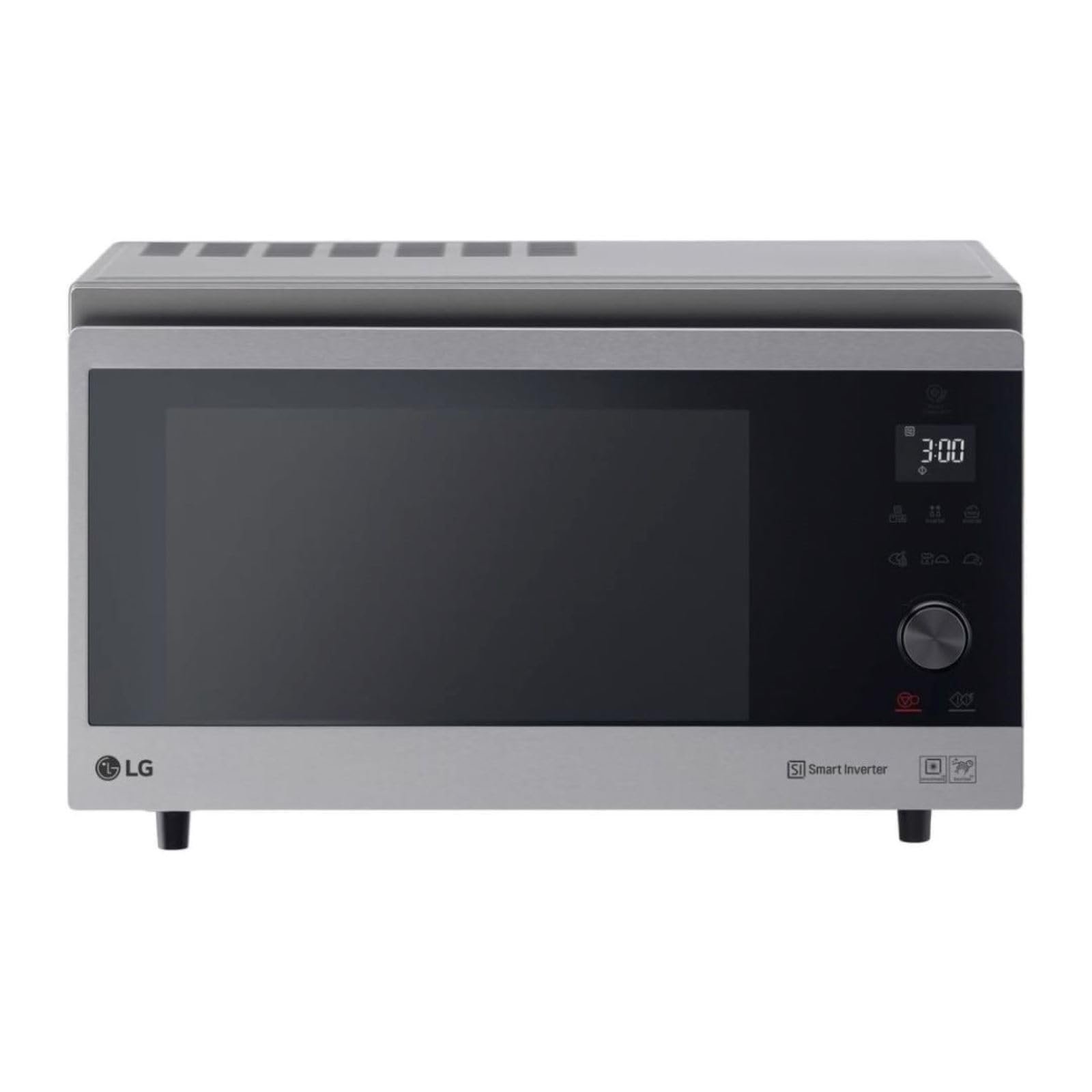Мікрохвильова піч LG Electronics MJ 3965 ACS 54.4 см Програми приготування з автоматичним зважуванням Чорна з акцентами з нержавіючої сталі, фото №1