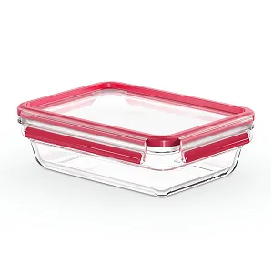 Контейнер для зберігання Tefal Masterseal Fresh Glass N1040910 Прямокутний 1.1 л Прозорий - Фото 1
