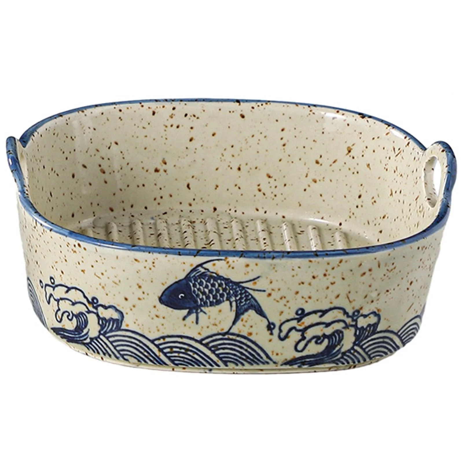 Форма для запекания керамическая с керамическими ручками для лазаньи и тирамису, фото №1