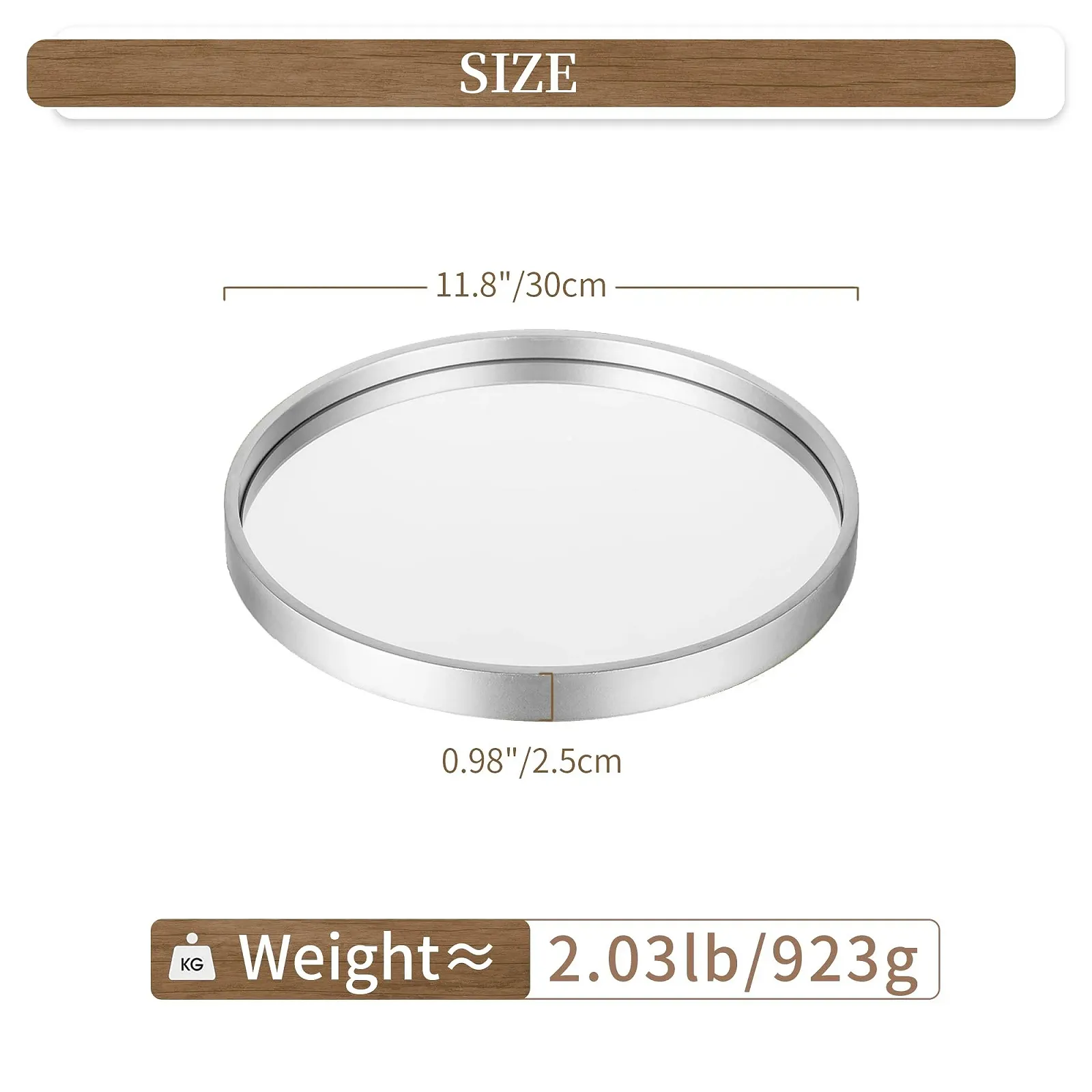 Таця Hanobe Дзеркальна Для Ванної Кімнати Органайзер Для Парфумів Ювелірних Виробів, фото №4