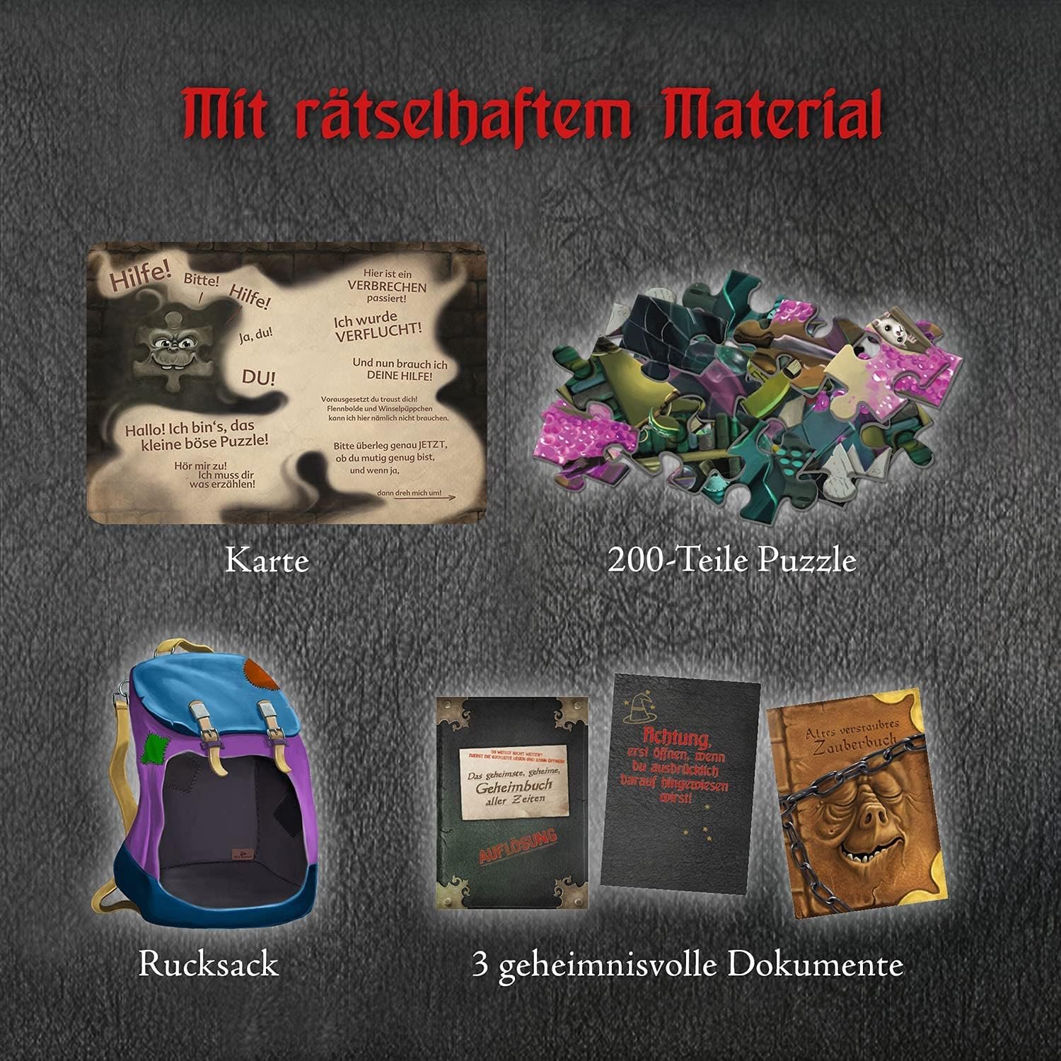 Сюжетный пазл KOSMOS Story Puzzle The Little Evil Puzzle 200 элементов 680794, фото №3