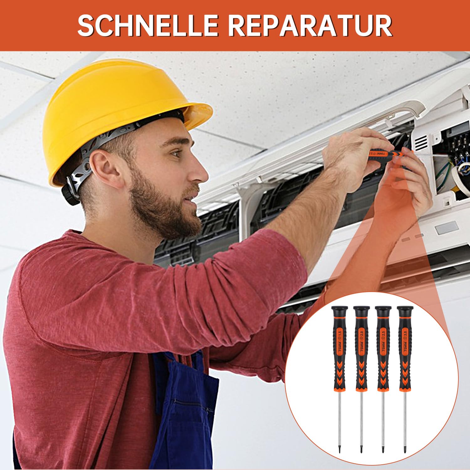 Набор отверток Ezydka 12 шт Мини Магнит Прямой/Torx/Плоский, фото №5