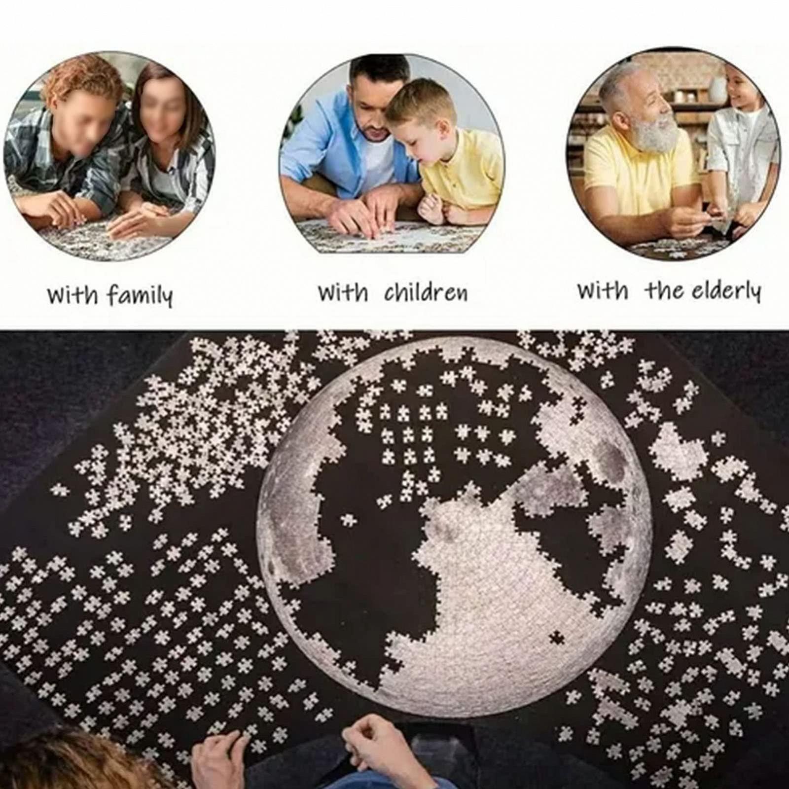 Пазл Moon 1000 элементов Круглый, фото №3 Пазл Moon 1000 элементов Круглый, фото №3