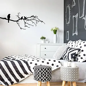Наклейка на стіну Wandkings 3 Birds On A Branch 80 x 30 см synthetic.ua - Фото 1