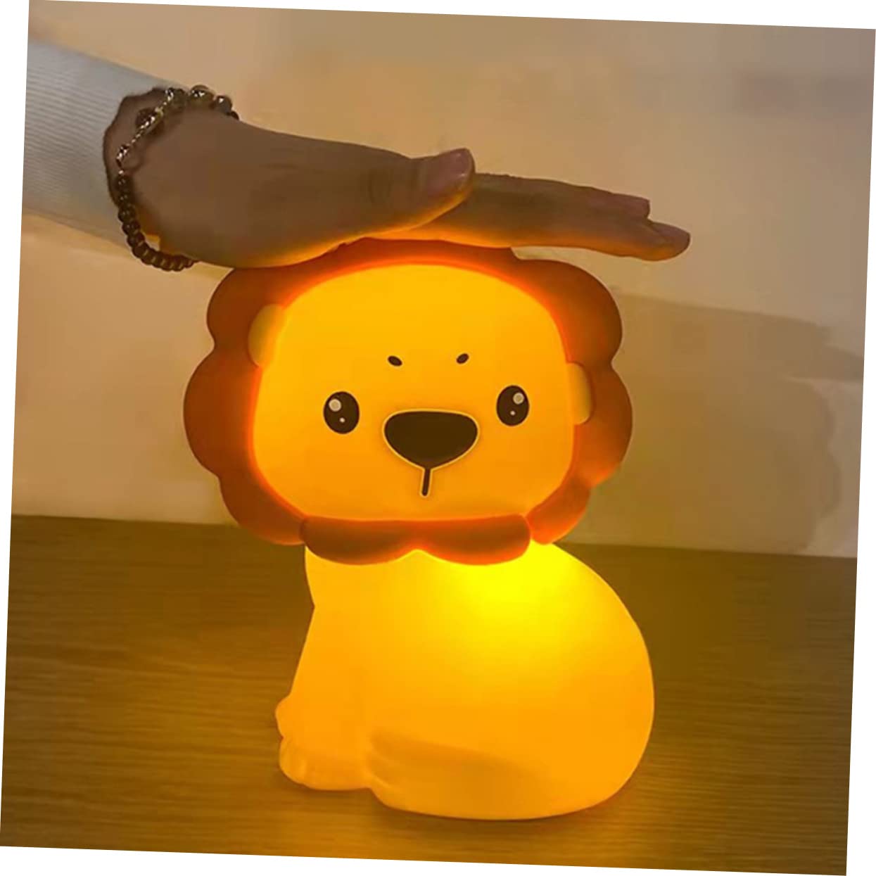 Ночник Vaguelly Silicone pat-light с львом, фото №2