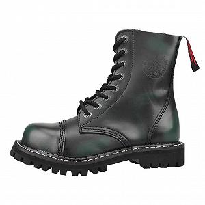 Черевики Шкіряні Angry ITCH Ranger Army 8-Hole Green Rub-Off Сталевий Носок EU36-48 synthetic.ua - Фото 1
