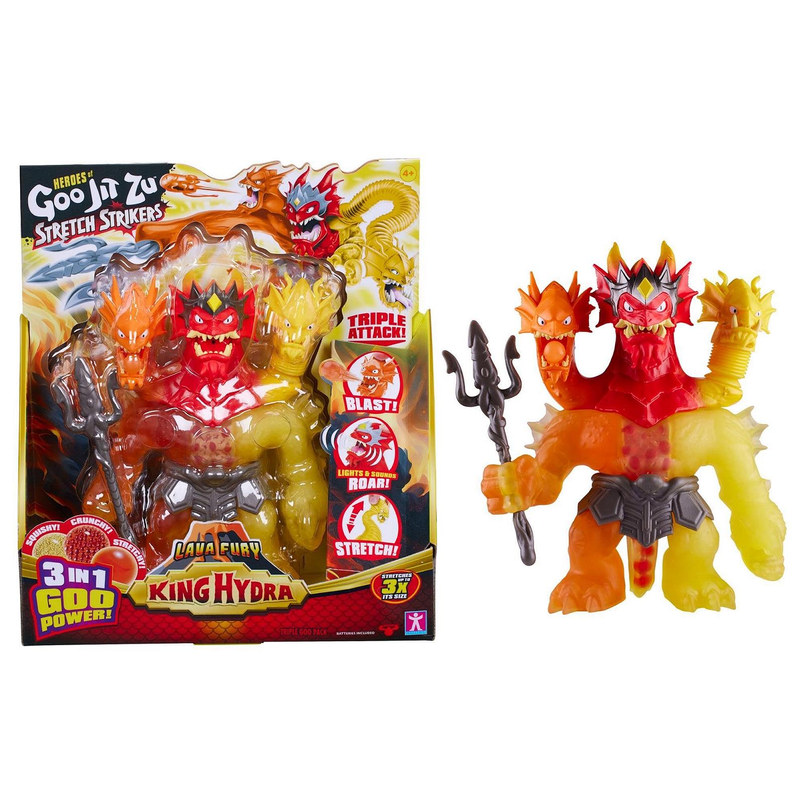 Фигурка Bandai Heroes of Goo Jit Zu King Hydra, 25 см, разноцветный, фото №1