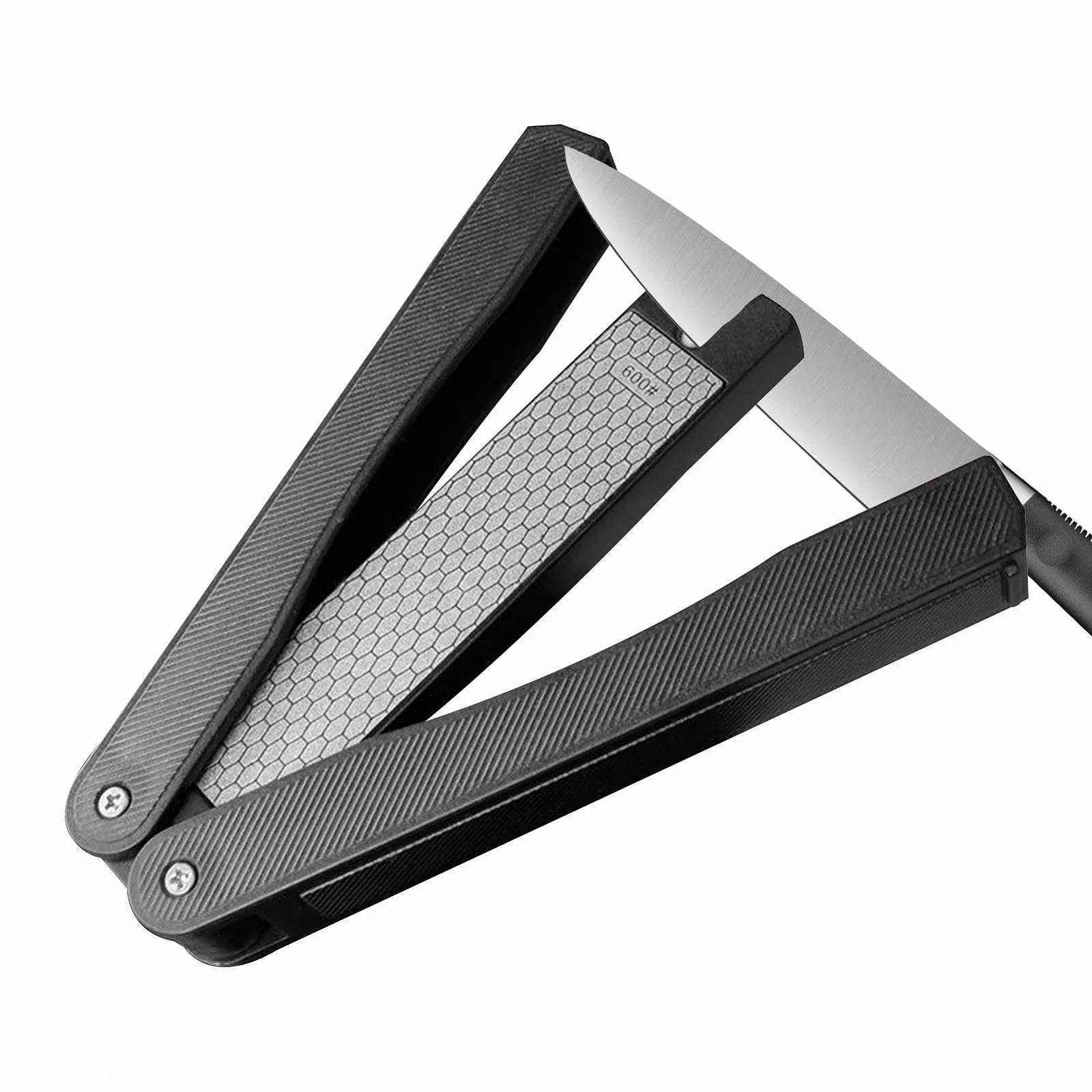 Точило двостороння складана Diafold алмазна 400/600 грит напилок для заточування ножів, фото №9