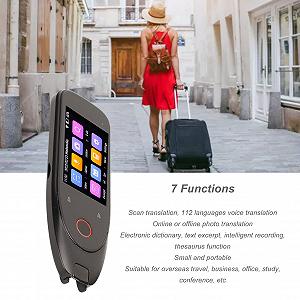 Ручка для читання з голосовим перекладачем Gugxiom, акумуляторна, підтримує голосовий переклад 112 мовами synthetic.ua - Фото 1