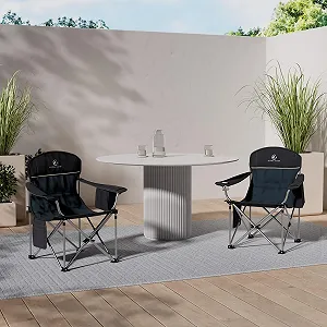 Розкладне крісло для кемпінгу ALPHA CAMP / до 200 кг / Чорно-зелений ціна на synthetic.ua - Фото 1 Розкладне крісло для кемпінгу ALPHA CAMP / до 200 кг / Чорно-зелений synthetic.ua - Фото 1