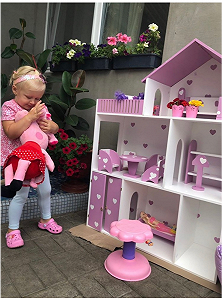 Домик для куклы BarbieSize полка для игрушек и книг synthetic.ua - Фото 1