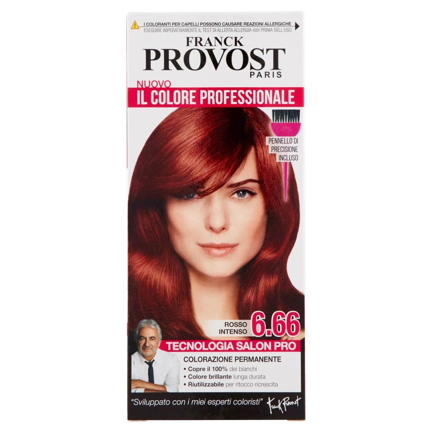 Фарба для волосся Franck Provost Professional Для відблисків і блиску Intense Red, фото №1 Фарба для волосся Franck Provost Professional Для відблисків і блиску Intense Red, фото №1