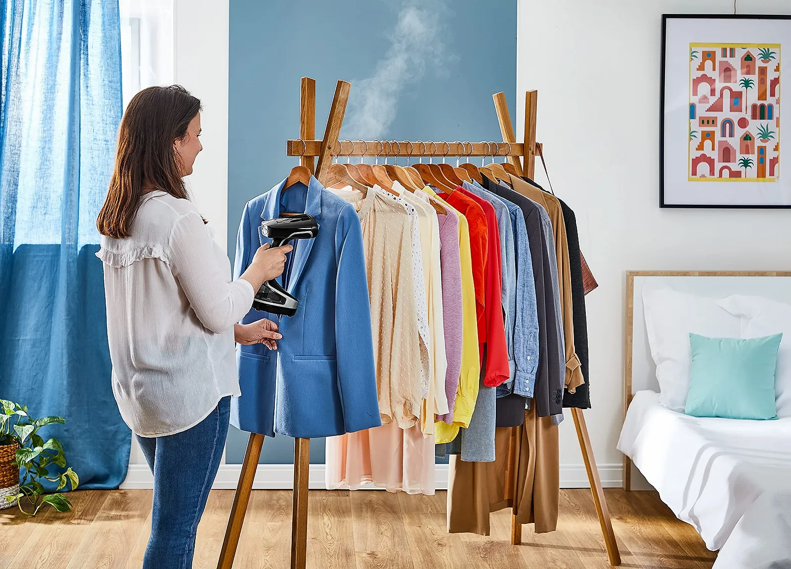 Отпариватель Tefal Access Steam Force DT8250 2000 W 190 мл Black/Silver, фото №4