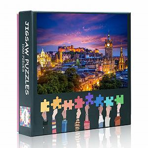 Пазл Нічний Единбург з пагорба Калтон-Гілл 1000 деталей 50 x 70 cm - Фото 1