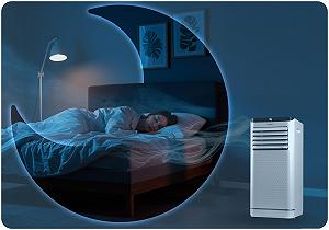 Мобильный кондиционер Berdsen 9000 BTU 4-в-1 Tuya Smart App Энергоэффективный Белый synthetic.ua - Фото 1