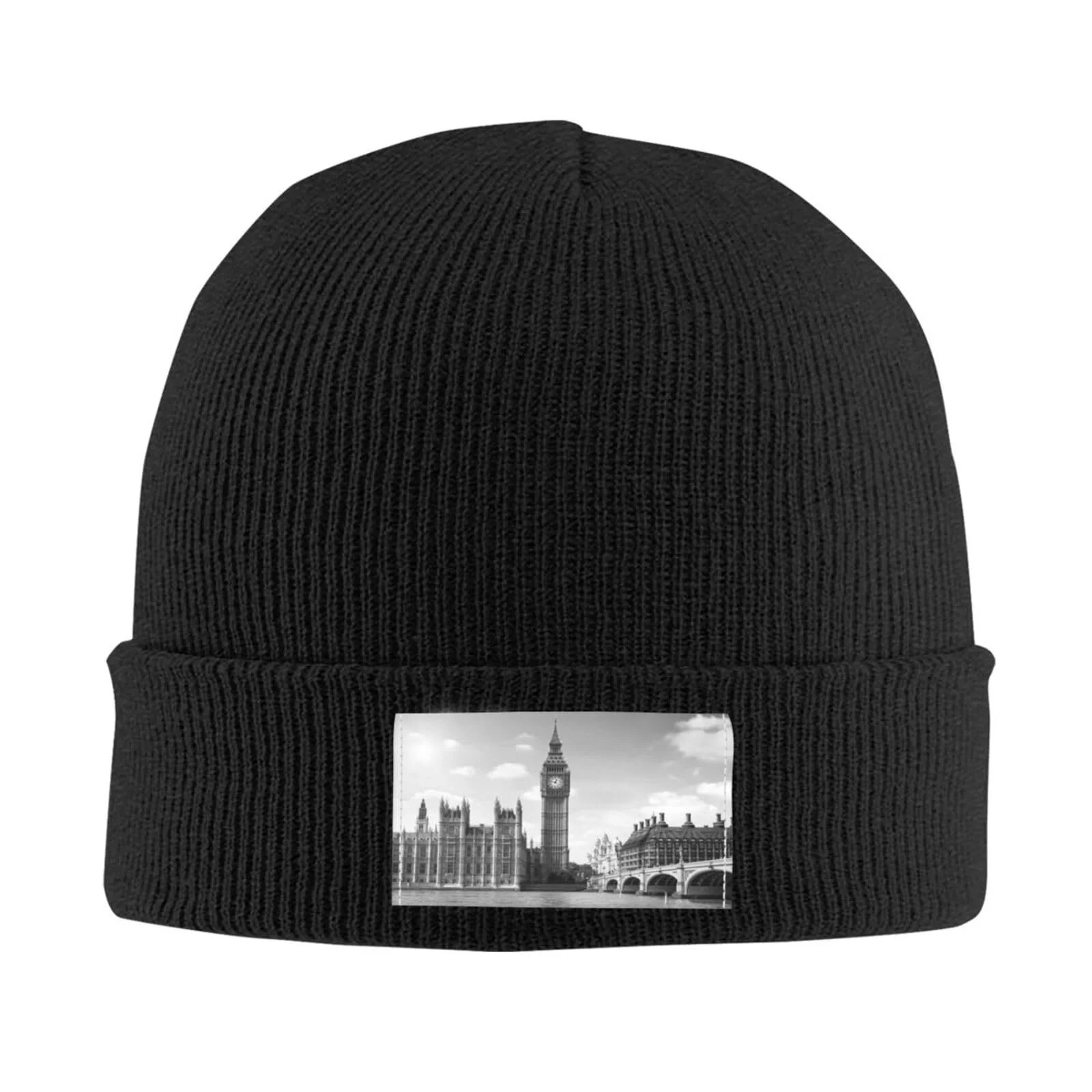 Шапки-бини JBYJBX с принтом London, шапка, осенняя/зимняя, фото №2