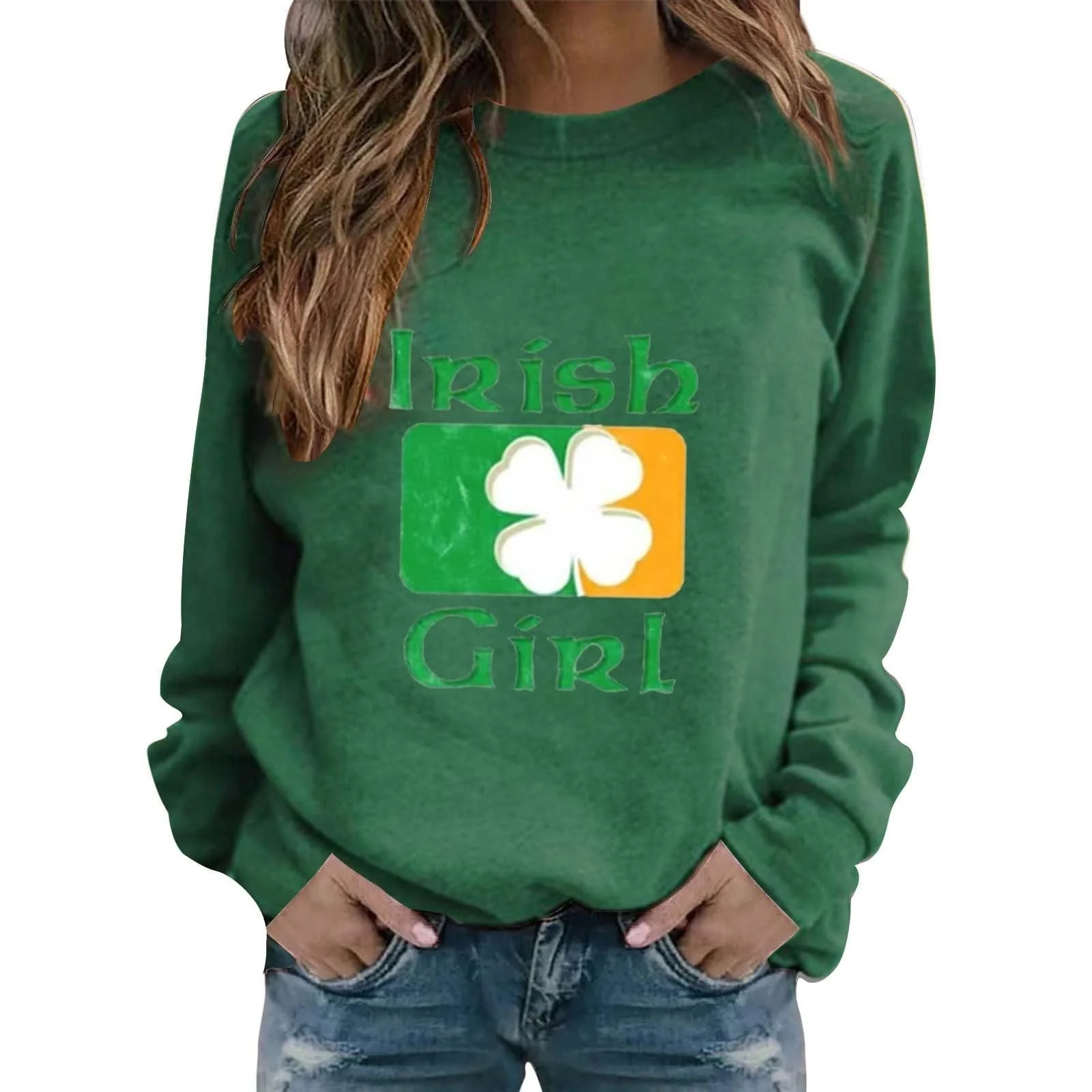 Женская Толстовка Generisch Harajuku Patchwork Цветовые Вариации Oversized с принтом букв, Хэллоуин, фото №1