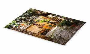 Постер Reiner Würz Средиземноморский переулок, Тоскана 70 x 100 см synthetic.ua - Фото 1