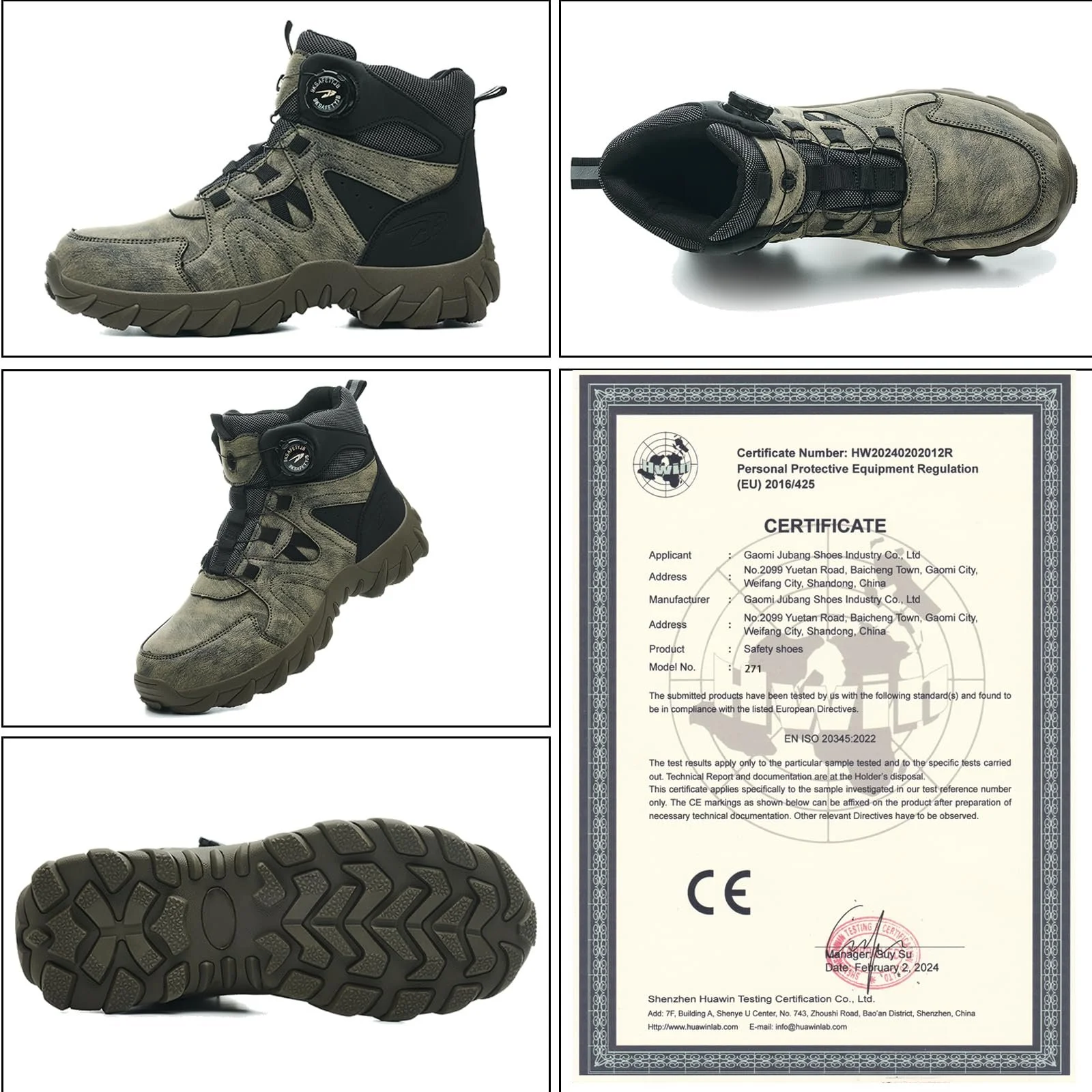 Чоловічі черевики JAOOUU S3, фото №2