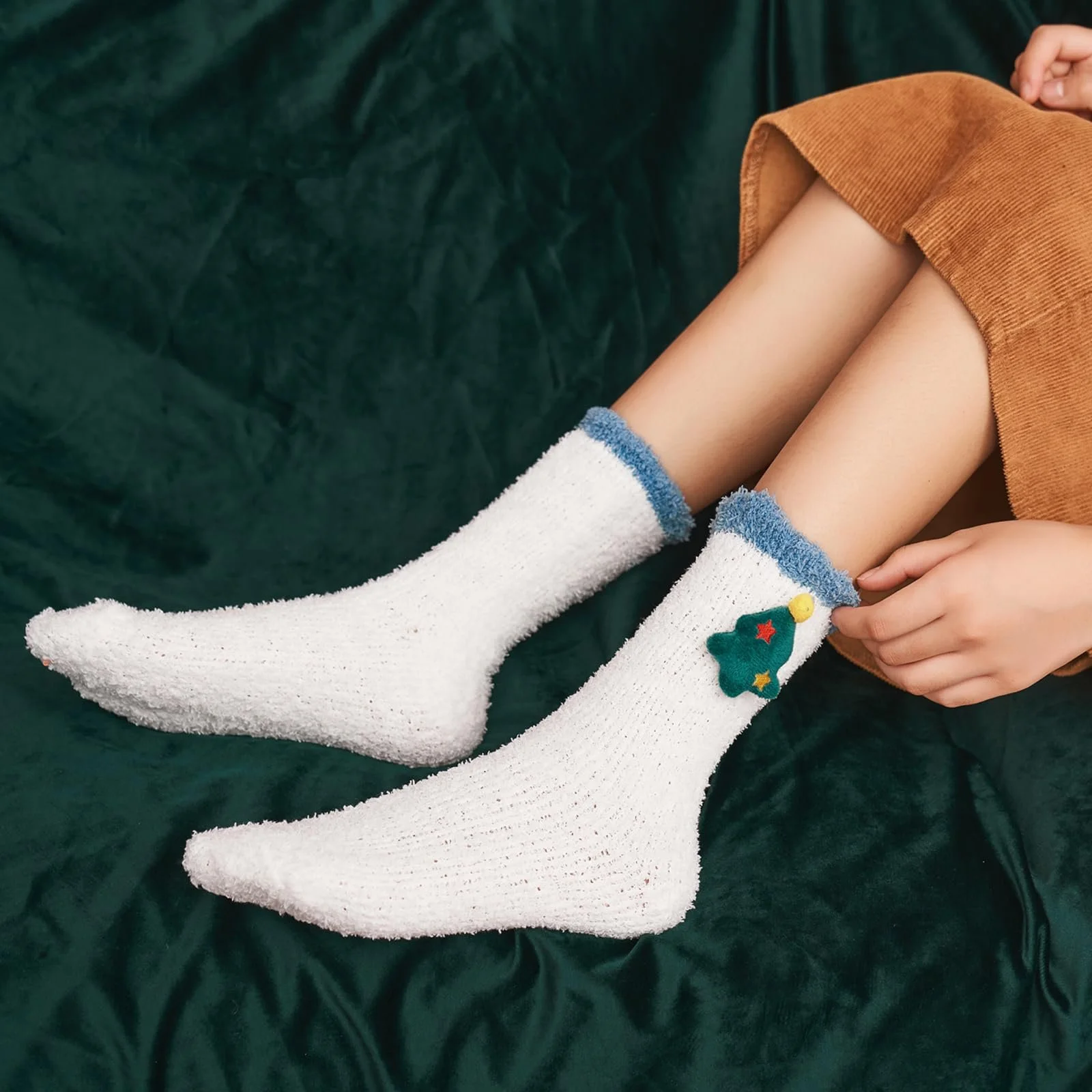 Жіночі Різдвяні Шкарпетки Червоний, 3 пари, фото №4