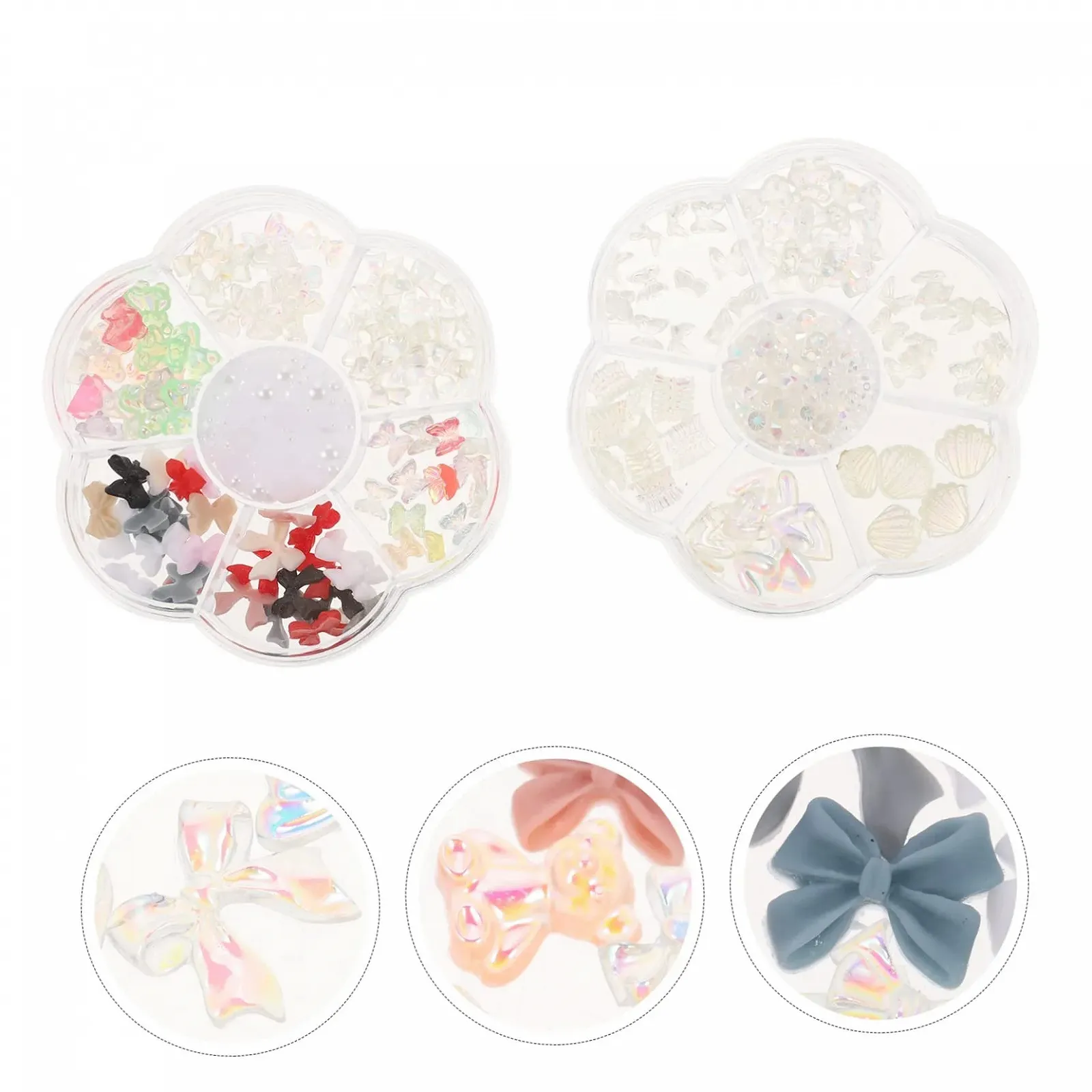 Украшения для ногтей Boxen Жемчуг Бантики для мобильного телефона и аксессуары для маникюра для дизайна ногтей, фото №6 Украшения для ногтей Boxen Жемчуг Бантики для мобильного телефона и аксессуары для маникюра для дизайна ногтей, фото №6