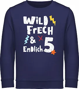 Джемпер Shirtracer 5th Birthday - Wild Cheeky and Finally 5 - Five Years Wonderful - Фото 1