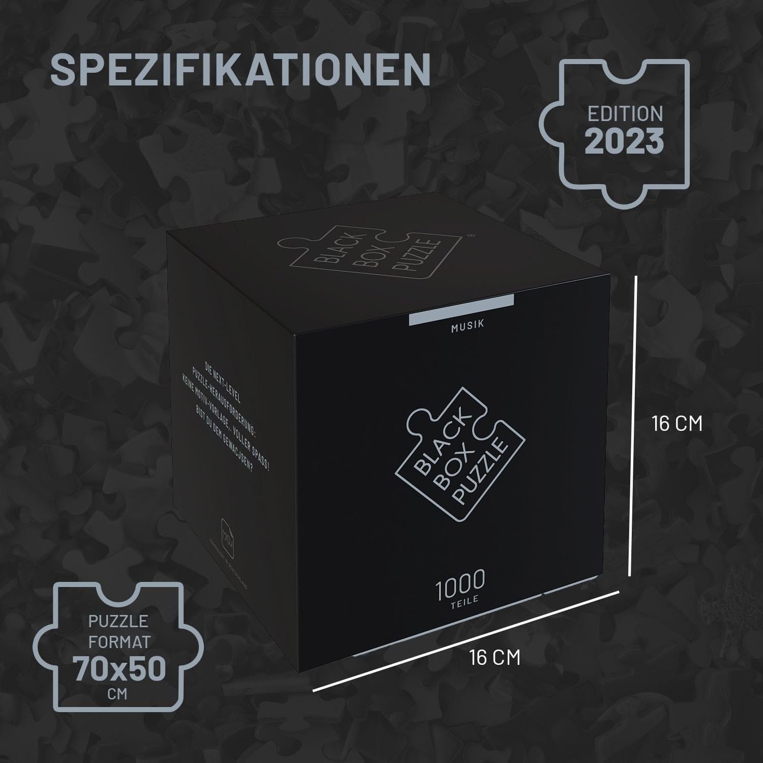 Пазл MiSu Games Black Box Music 2023 Edition 1000 деталей сюрприз-мотив без шаблона экстра-сложный, фото №8