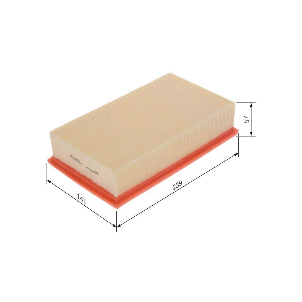 Воздушный фильтр BOSCH F 026 400 047 для NISSAN RENAULT, фото №1 Воздушный фильтр BOSCH F 026 400 047 для NISSAN RENAULT, фото №1