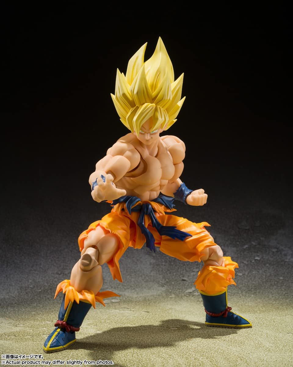 Фігурка Tamashii Nations Dragon Ball Z S.H. Figuarts Супер Саян Сон Гоку Легендарний Супер Саян, фото №3