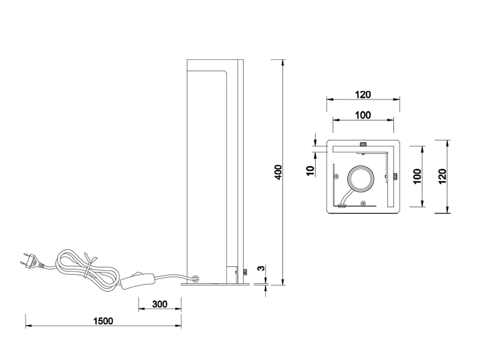 Настільна лампа Large Rustic Natural Wood Dimmable 40 см, фото №6