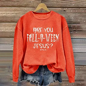 Женский свитшот Generisch Свободный Стиль Осенний Хэллоуин цена на synthetic.ua - Фото 1 Женский свитшот Generisch Свободный Стиль Осенний Хэллоуин synthetic.ua - Фото 1