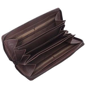 Кошелек кожаный коричневый Chesterfield Nova synthetic.ua - Фото 1