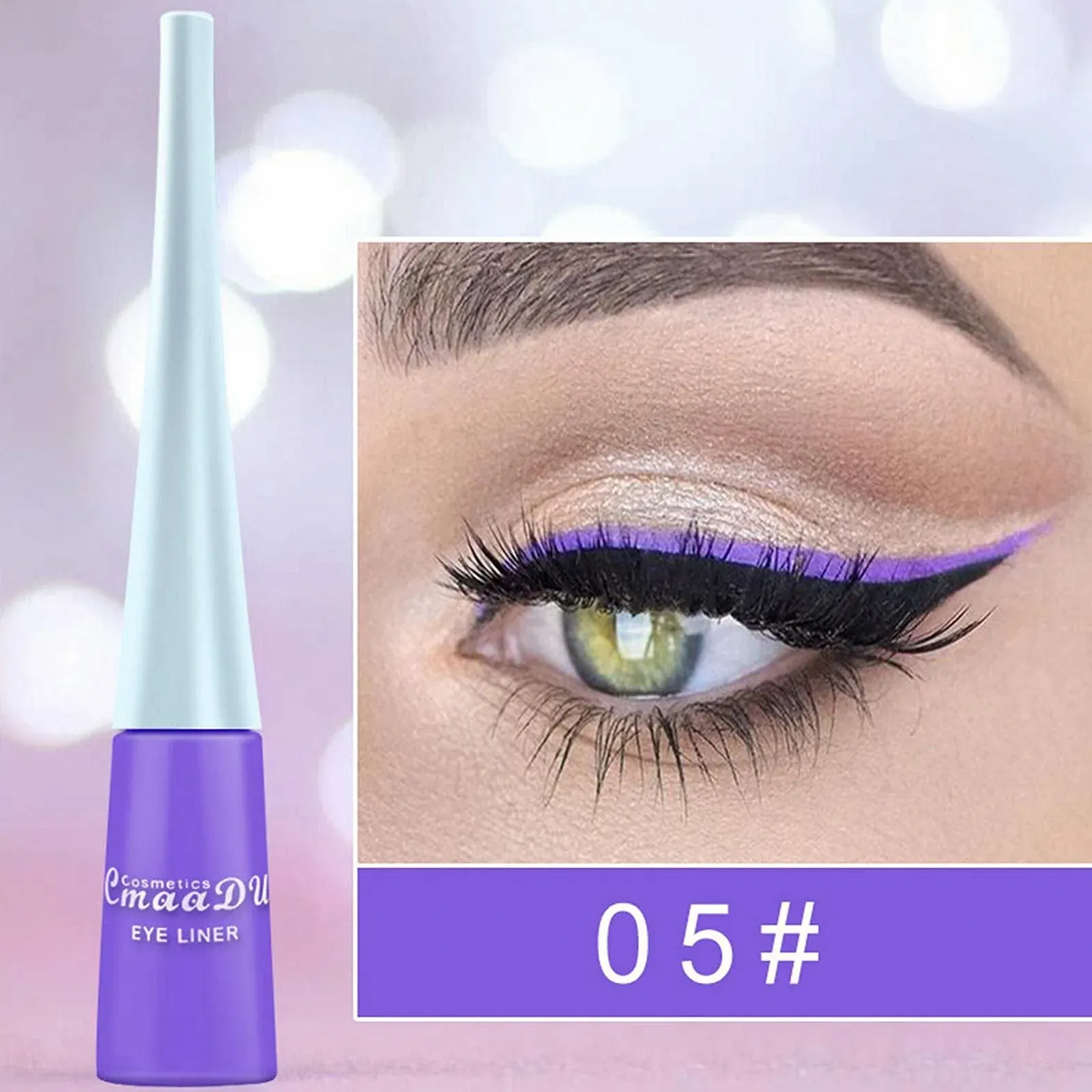 Рідка Підводка для Очей Матова Швидковисихаюча Перманентна Водостійка 17 Кольорів, фото №2 Рідка Підводка для Очей Матова Швидковисихаюча Перманентна Водостійка 17 Кольорів, фото №2