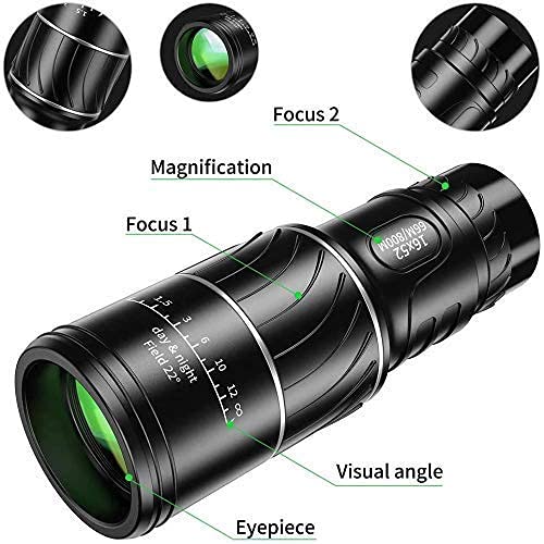 Монокуляр-Teleskop 16x52 компактний, фото №3