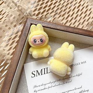 Фигурка Лабубу Labubu The Monsters монстр игрушка детская пушистая желтая 4 см Labu_10_12 - Фото 1