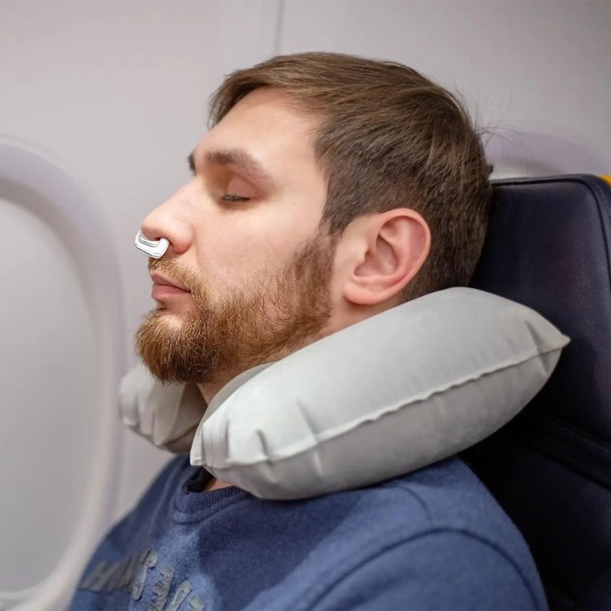 Кліпса проти хропіння з магнітом, багаторазова, для покращення носового дихання та сну, 20 шт, фото №3