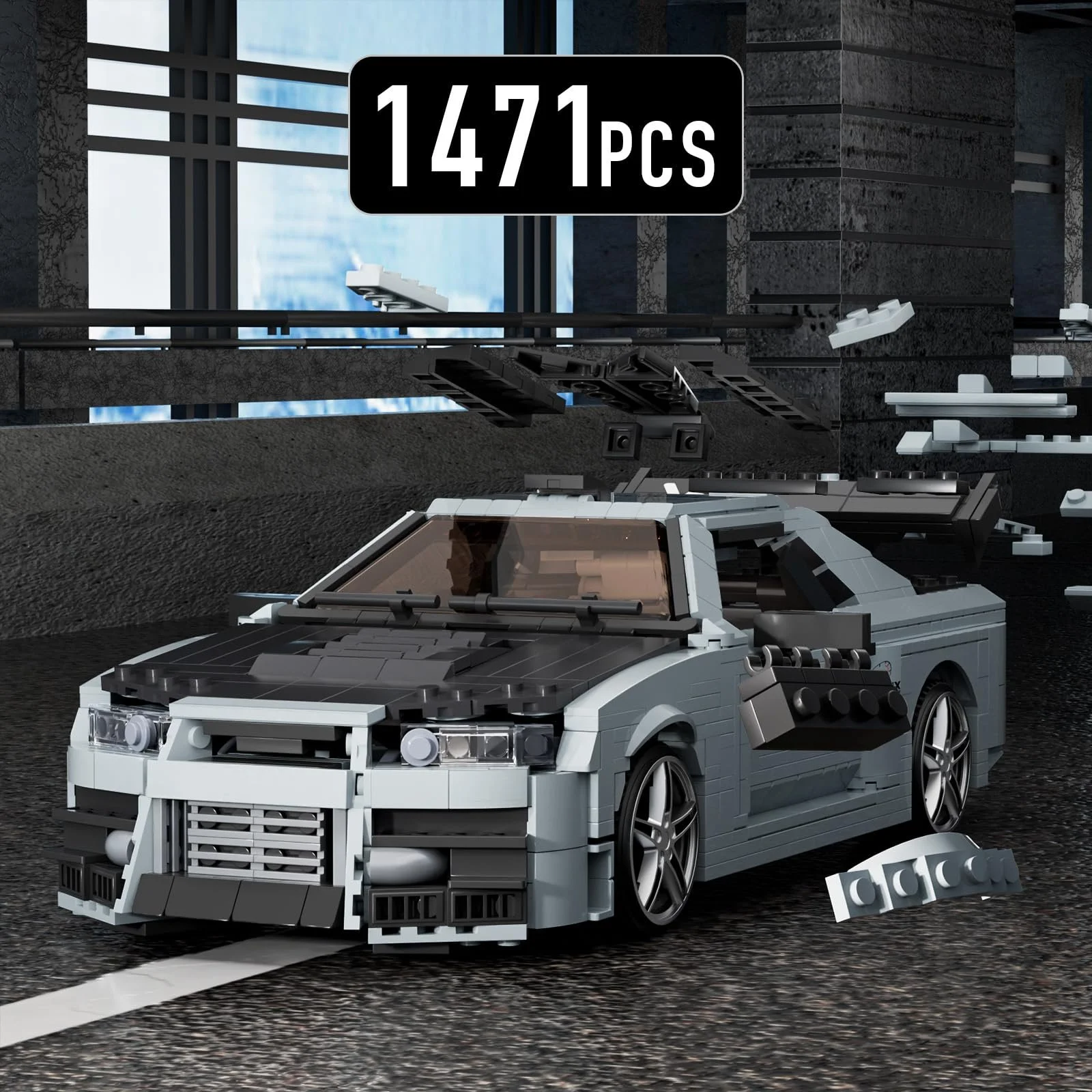 Конструктор Mould King Speed Champion GTR, 1513 деталей, фото №2 Конструктор Mould King Speed Champion GTR, 1513 деталей, фото №2