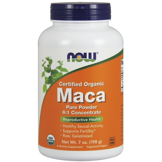 Maca NOW Foods Maca Pure Powder Certified Organic 198 g 73 servings, фото №1 Maca NOW Foods Maca Pure Powder Certified Organic 198 g 73 servings, фото №1