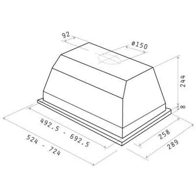 Вытяжка кухонная Elica ELIBLOC LUX BL/A/80, фото №7