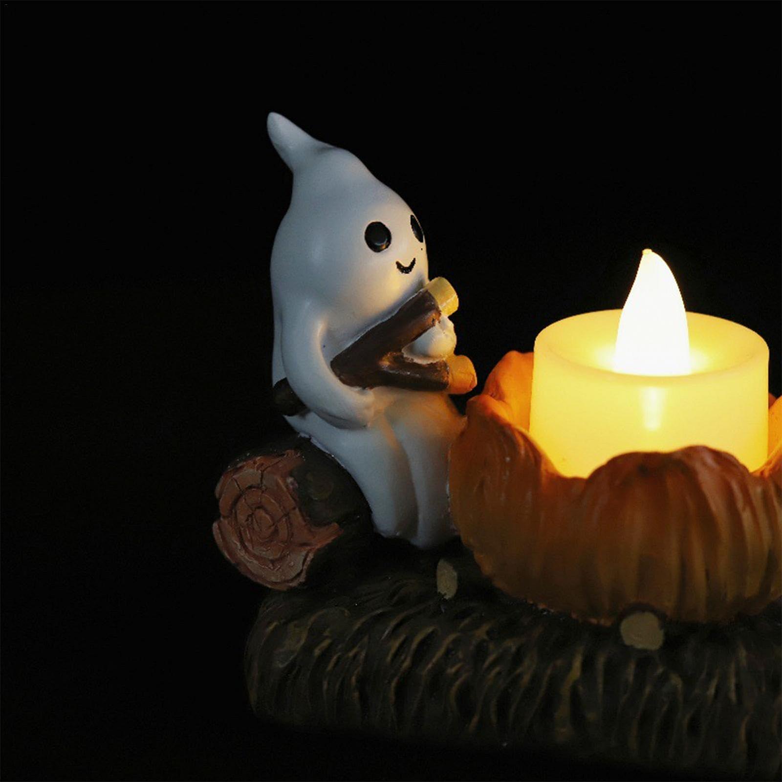 Подсвечник Ghost Campfire Halloween для чайных свечей (без LED свечи), фото №4